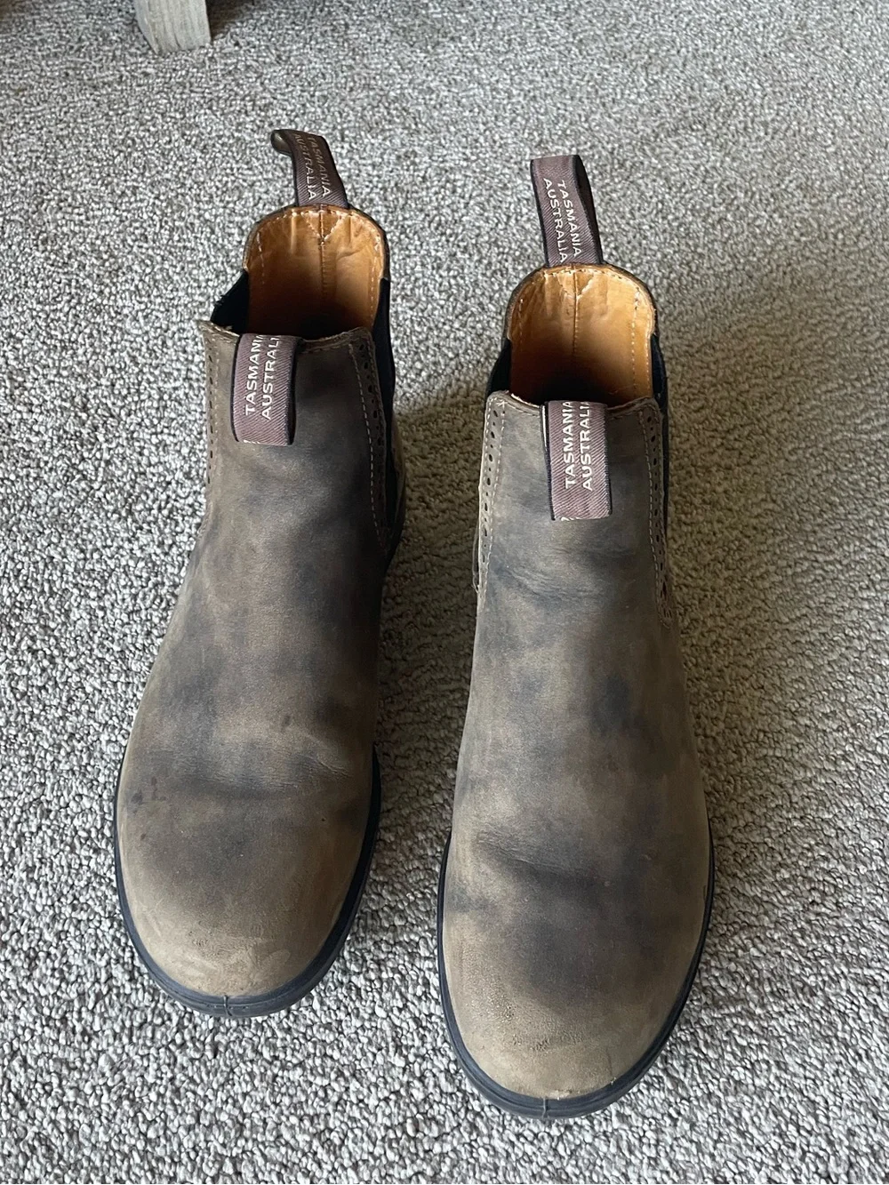 Blundstone Women's Rustic Brown Chelsea Heeled Boots - Picture 5 of 8